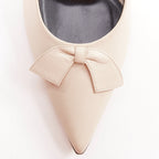 Women's The Row Leather Soft Calf Spool Heel Pumps