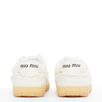 Women's Miu Miu Canvas Skateboard Sneakers