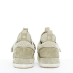 Women's Moncler Suede Shearling Logo Sneakers