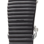 Women's Miu Miu Velvet Crystal Flat Sandals