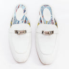 Women's Hermes Leather Kelly Turnlock Mules