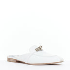 Women's Hermes Leather Kelly Turnlock Mules
