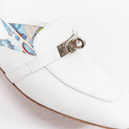 Women's Hermes Leather Kelly Turnlock Mules