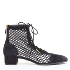 Women's Christian Dior Suede Lace Up Boots