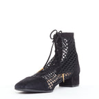 Women's Christian Dior Suede Lace Up Boots