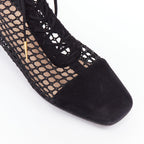 Women's Christian Dior Suede Lace Up Boots