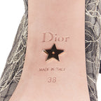 Women's Christian Dior Logo Embroidered Shoes