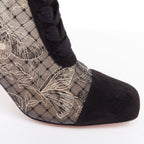 Women's Christian Dior Logo Embroidered Shoes
