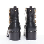 Women's Chanel Quilted Lamb Ankle Boots