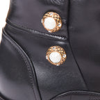 Women's Chanel Quilted Lamb Ankle Boots
