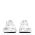 Women's Chanel Leather Glitter Sneakers