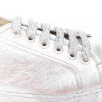Women's Chanel Leather Glitter Sneakers
