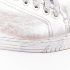 Women's Chanel Leather Glitter Sneakers