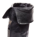 Women's Prada Leather Over The Knee Zip Boots