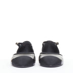 Women's Chanel Leather Grosgrain Mary Jane Flats