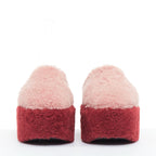 Women's Fendi Shearling Platform Mules