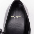 Women's Saint Laurent Patent Grosgrain Mary Jane Flats