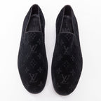 Men's Louis Vuitton Velvet Monogram Loafers