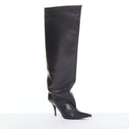 Women's Balenciaga 2022 Leather Waders Boots