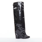 Women's Givenchy 2012 Leather Foldover Boots