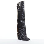 Women's Givenchy 2012 Leather Foldover Boots