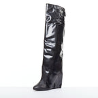 Women's Givenchy 2012 Leather Foldover Boots