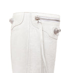 Women's Balenciaga Cagole Leather Studded Boots