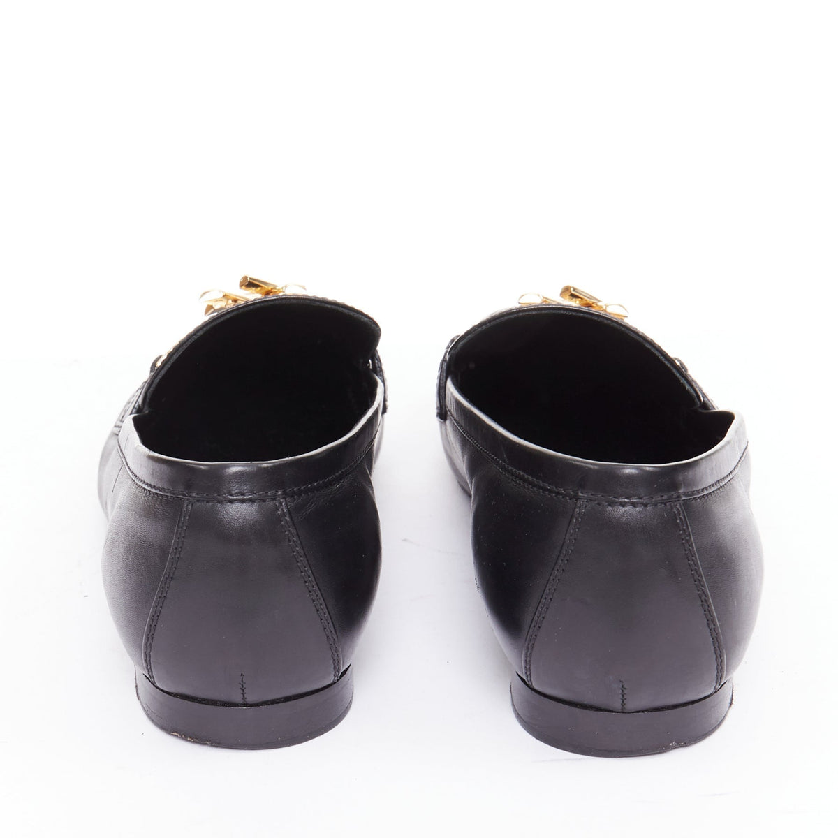 Women's Louis Vuitton Leather Flat Loafers