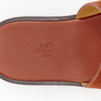 Men's Hermes Suede Leather Flat Sandals