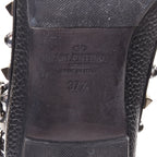 Women's Valentino Rockstud Mixed Stone Caged Ballet Flats