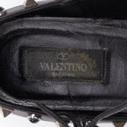 Women's Valentino Rockstud Mixed Stone Caged Ballet Flats
