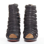 Women's Christian Louboutin Strappy Caged Sandals
