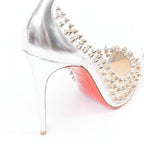 Women's Christian Louboutin PVC Spike Stud Pumps