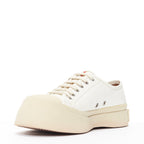 Women's Marni Pablo White Leather Sneakers