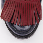 Women's Burberry Fringed Brogues Mules