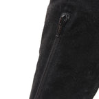Women's Gianni Versace Suede Gold Heel Boots