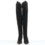 Women's Gianni Versace Suede Gold Heel Boots