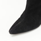 Women's Gianni Versace Suede Gold Heel Boots