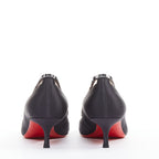 Women's Christian Louboutin Satin Crystal Kitten