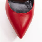 Women's Saint Laurent Janis Leather Studded Pumps