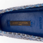 Women's Louis Vuitton Leather Logo Loafers