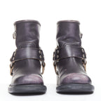 Women's Miu Miu 2025 Distressed Leather Boots