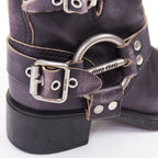 Women's Miu Miu 2025 Distressed Leather Boots