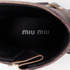 Women's Miu Miu 2025 Distressed Leather Boots
