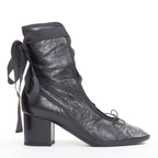 Women's Valentino 2016 Runway Crinkled Leather Ribbon