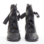Women's Valentino 2016 Runway Crinkled Leather Ribbon