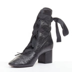 Women's Valentino 2016 Runway Crinkled Leather Ribbon