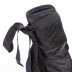 Women's Valentino 2016 Runway Crinkled Leather Ribbon