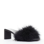 Women's Balenciaga Feather Slipper Sandals