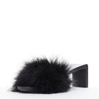 Women's Balenciaga Feather Slipper Sandals
